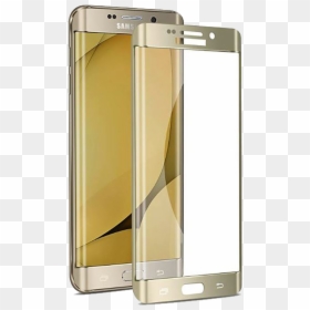 Samsung Galaxy S6 Edge Plus 3d Full Cover Gold - Screen Protector, HD Png Download - samsung galaxy s6 png