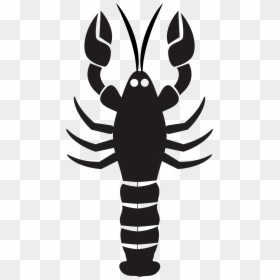 Lobster Mussel Seafood - Silhouette Transparent Lobster Png, Png Download - crayfish png