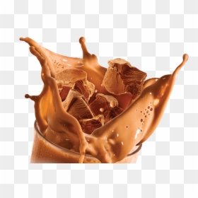 Chocolate Milk Glass Png, Transparent Png - chocolate splash png