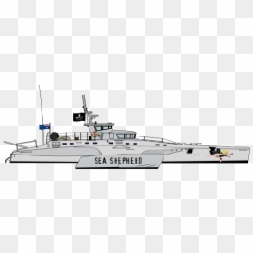 Sea Shepherd Boat 2019, HD Png Download - navy ship png
