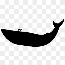 Blue Whale Png Silhouette - Blue Whale, Transparent Png - whale silhouette png