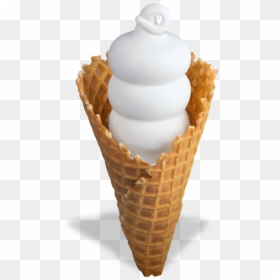 Waffle Cone - Dairy Queen Waffle Cone, HD Png Download - waffle cone png