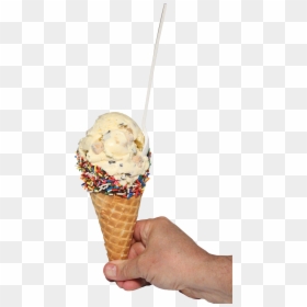 Gelato, HD Png Download - waffle cone png