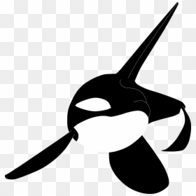 Killer Whale Tattoo Flash - Killer Whale Tattoo, HD Png Download - whale silhouette png