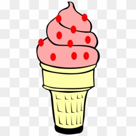 Vanilla Ice Cream Cone Clip Art, HD Png Download - waffle cone png