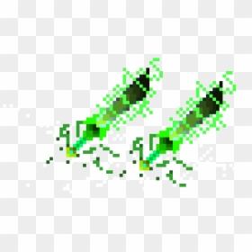 Sword Effect Pixel Art, HD Png Download - green effect png