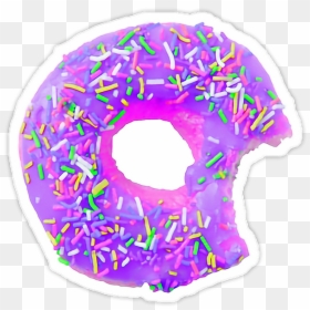 Donut Transparent, HD Png Download - png purple
