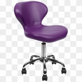 Pedi Stool Royal Purple Staff Chair - Chair, HD Png Download - png purple
