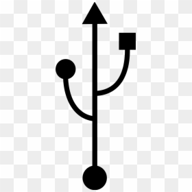 Usb - Usb Port Logo Vector, HD Png Download - usb symbol png