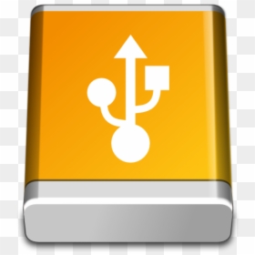 Usb Flash Drive Png Image - Mac Flash Drive Icons, Transparent Png - usb symbol png
