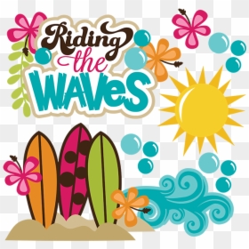 Surfing Board Clipart, HD Png Download - surfer silhouette png