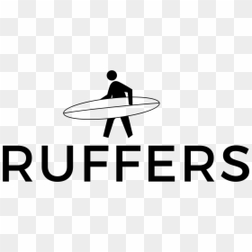 Ruffers - Surfboard, HD Png Download - surfer silhouette png