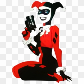 Harley Quinn Joker Poison Ivy Batman Portable Network - Classic Harley Quinn Comic Art, HD Png Download - joker comic png