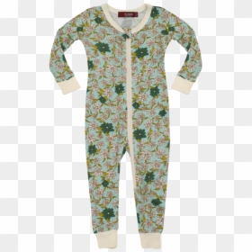 Milkbarn Baby Bamboo Zipper Pajama - Milkbarn, HD Png Download - pajama png