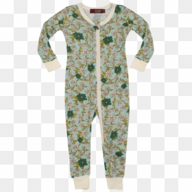 Milkbarn Baby Bamboo Zipper Pajama - Milkbarn, HD Png Download - pajama png