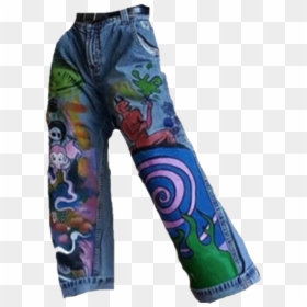 Jeans Pants Moodboard, HD Png Download - pajama png