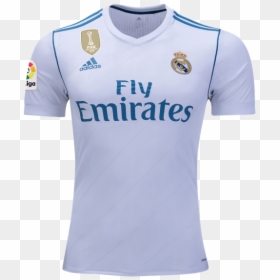 Jersey Png Pic - Real Madrid Jersey 17 18, Transparent Png - fly emirates png