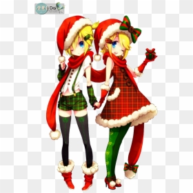 Len Kagamine Christmas Png, Transparent Png - anime png images