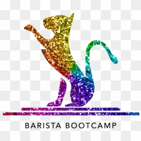 Glitter Cat Barista Bootcamp Is An All-expenses Paid - Glitter Cat, HD Png Download - glitter vector png