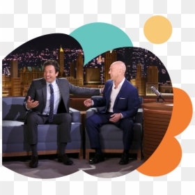 Andy Meets Jimmy - Businessperson, HD Png Download - jimmy fallon png
