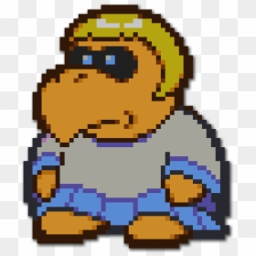 Paper Mario Tutankoopa Hair, HD Png Download - ness sprite png