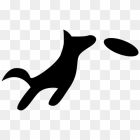 Dog Jumping To Catch A Disc - Png Dog Jumping Clip Art, Transparent Png - jumping dog png