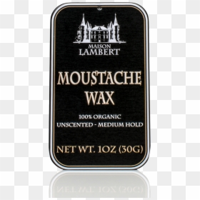 Maison Lambert Mustache Wax Made Of 100% Organic Ingredients - Illustration, HD Png Download - long beard png