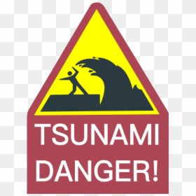 Tsunami Danger Sign - Saint-malo, HD Png Download - radioactive sign png