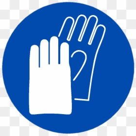 Hand Protection Symbol - Symbol Hand Protection, HD Png Download - radioactive sign png