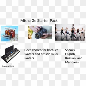 Figure Skating Starter Pack, HD Png Download - misha png