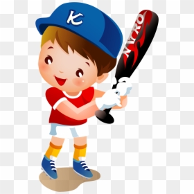 Baseball Cartoon - Play Baseball Cartoon, HD Png Download - cartoon baseball png