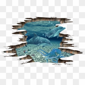 #ocean #sea #creature #dolphin #asthetic #3d #mindblown - Stickers 3d Png, Transparent Png - mind blown png