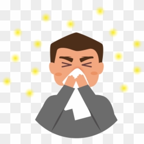 People With Hay Fever Or Perennial Allergic Rhinitis - Hay Fever Clipart, HD Png Download - perennial png