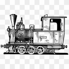 Rolling Stock,land Vehicle,steam Engine - Clipart Locomotive, HD Png Download - car engine png