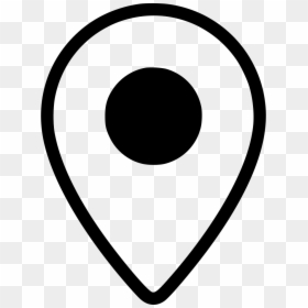 Map Marker - Circle, HD Png Download - map marker icon png