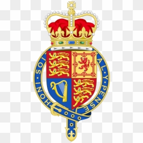 Royal Arms Of The United Kingdom - Order Of The Garter Crest, HD Png Download - united kingdom png