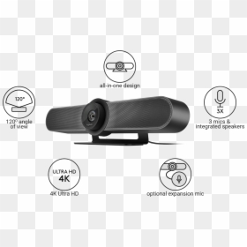 Logitech Meetup Features - Logitech Meetup Conference Camera, HD Png Download - logitech png