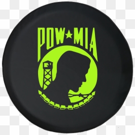 Punisher Skull Offroad Rv Camper Spare Tire Cover-35 - Pow Mia, HD Png Download - pow mia png