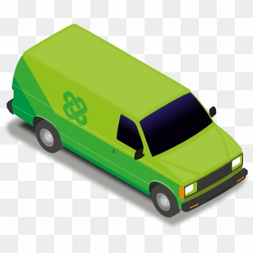 Automotive Exterior,compact Car,car - Delivery Van Vector Png, Transparent Png - delivery van clipart png