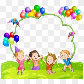 Ballons Transparent Kid - Children Background Png, Png Download - kids background images png