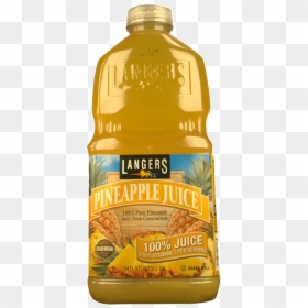 Langer"s Pineapple Juice - Langers Pineapple Juice, HD Png Download - pineapple juice glass png