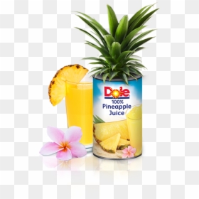 Dole Taste The Sunshine, HD Png Download - pineapple juice glass png