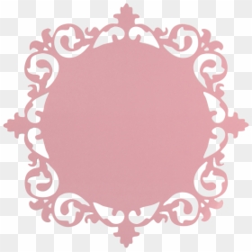 Frame Pink X Cardstock Paper Crafts Cutting - Pink Fancy Frame Png, Transparent Png - oval shapes png