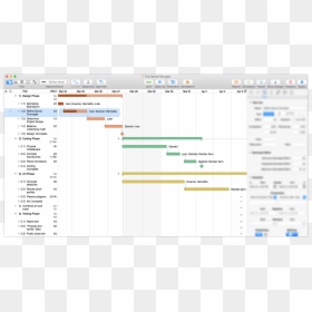 The Task View - Omniplan Gantt, HD Png Download - view button images png