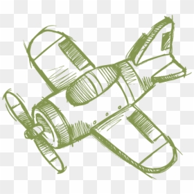 Sketch Airplane Drawing, HD Png Download - soft toys for kids png