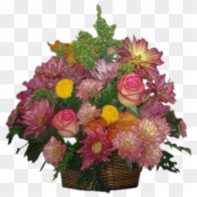 Bouquet, HD Png Download - bouquet basket png