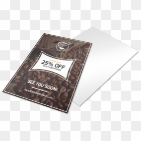 25% Off Coffee Shop Marketing Flyer Template Preview - Envelope, HD Png Download - 25 discount png