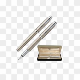 Transparent Parker Pen Png - Parker Im Brushed Metal Ct Ball Pen, Png Download - parker pen png