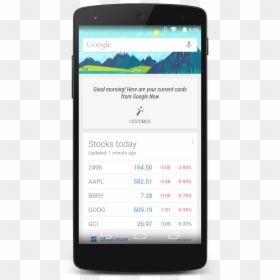 Google Now - Action Cards In Android, HD Png Download - android kitkat png