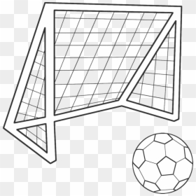 Volleyball Net Drawing - Soccer Goal Post Clipart, HD Png Download - vhv